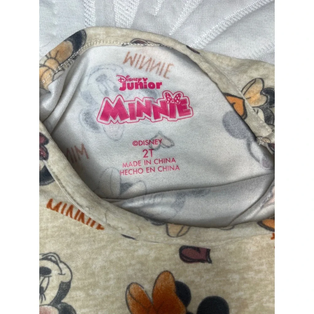 Disney Minnie‎ Mouse T-Shirt Set 2T & Haute Hippie Kids Faux Suede Fur Vest